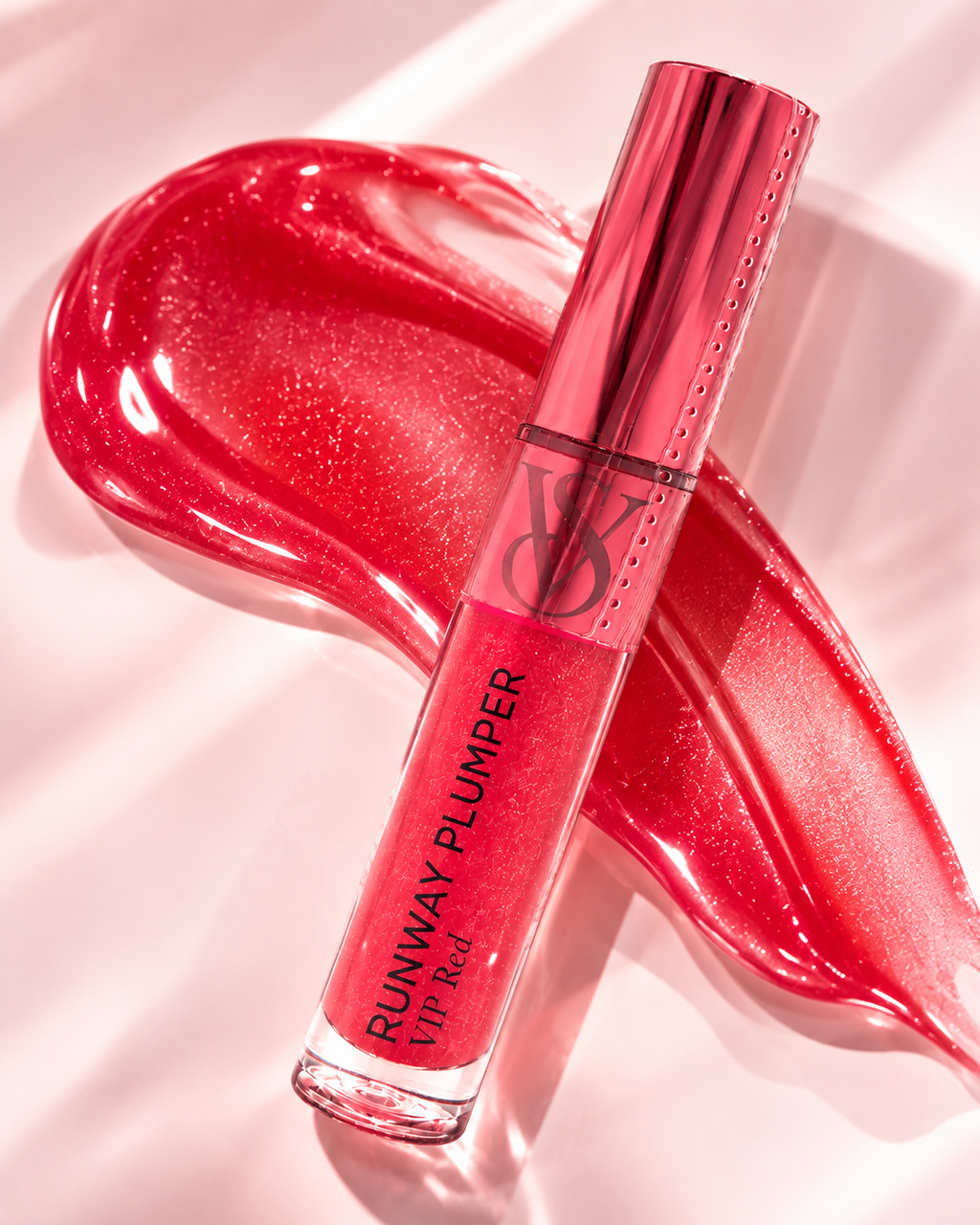 Victoria's Secret Runway Plumper Lip Gloss, VIP Red, 0.11 oz