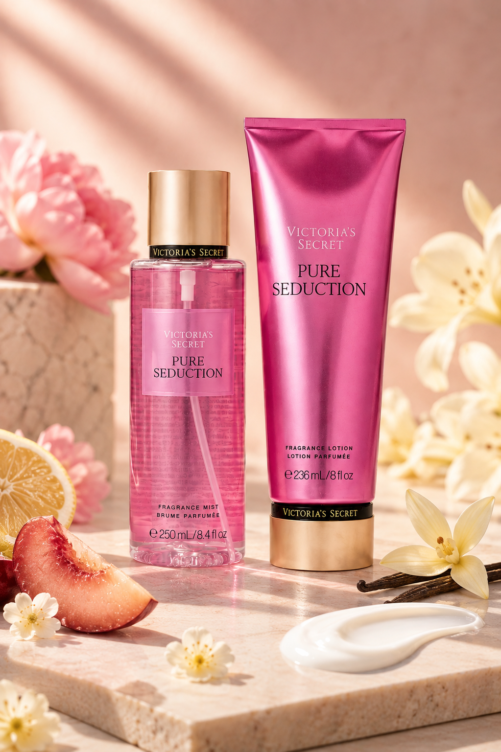 Victoria’s Secret Pure Seduction Fragrance Mist & Lotion Set – 2-Piece