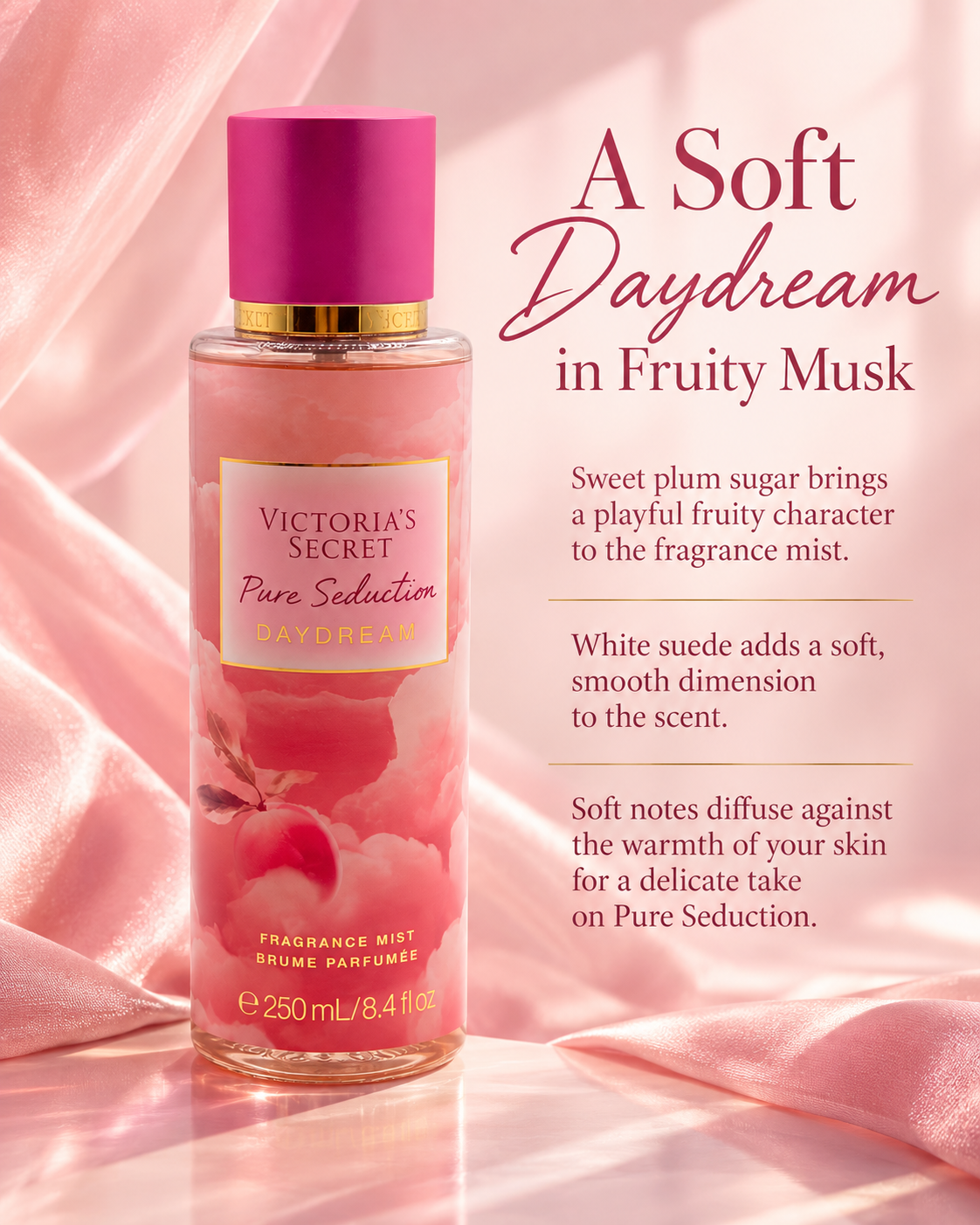 Victoria’s Secret Pure Seduction Daydream Fragrance Mist, 8.4 fl oz