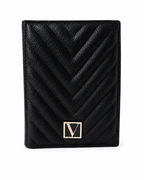 Victoria's Secret Passport Case & Travel Wallet, Black, One Size