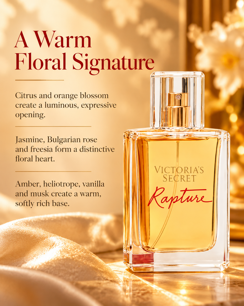 Victoria’s Secret Rapture Eau de Parfum Spray, 1.7 fl oz / 50 mL — Unboxed