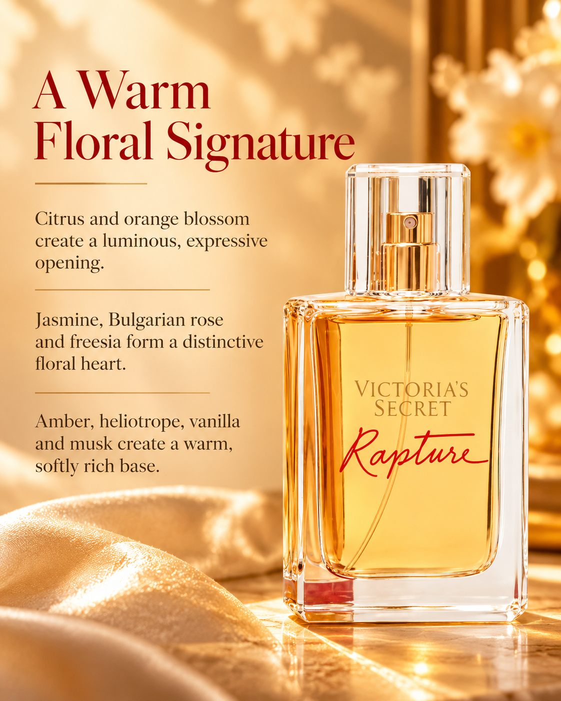 Victoria’s Secret Rapture Eau de Parfum Spray, 1.7 fl oz / 50 mL — Unboxed