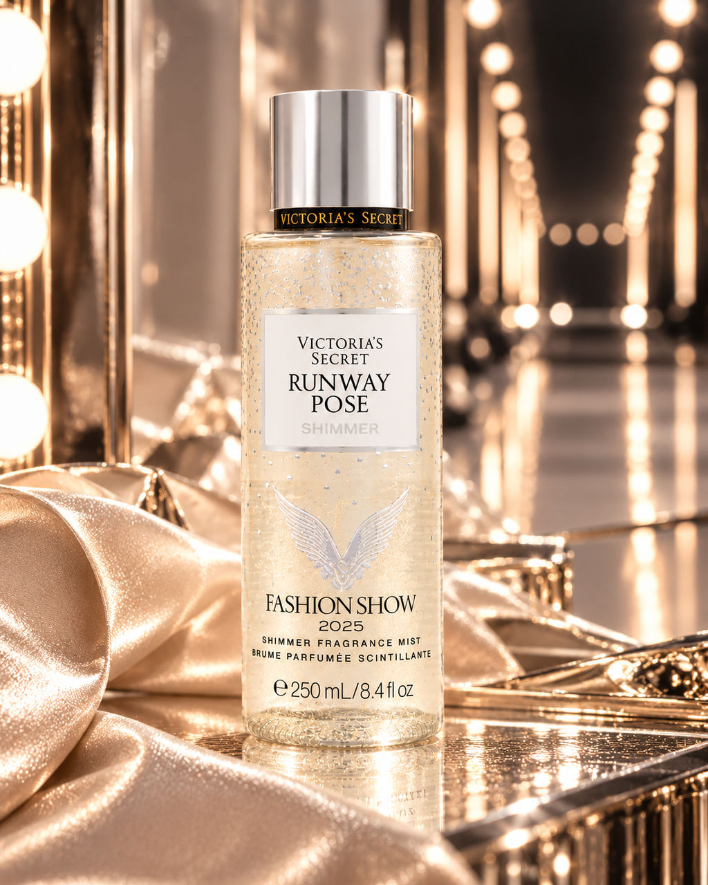 Victoria’s Secret Runway Pose Shimmer Fragrance Mist, Fashion Show 2025, 8.4 fl oz