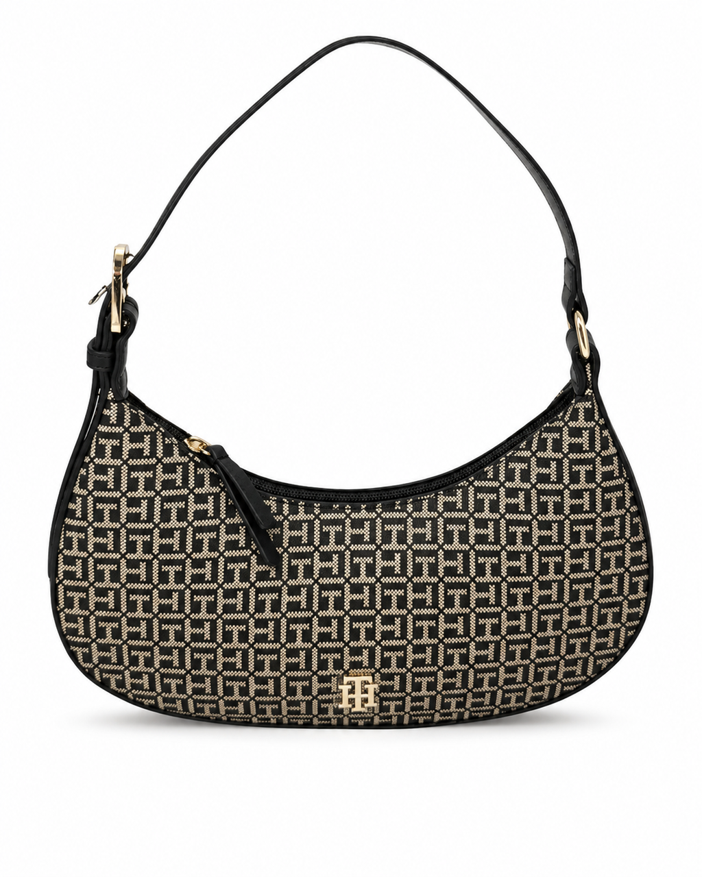 Tommy Hilfiger Women's Sadie Logo Shoulder Bag, Black