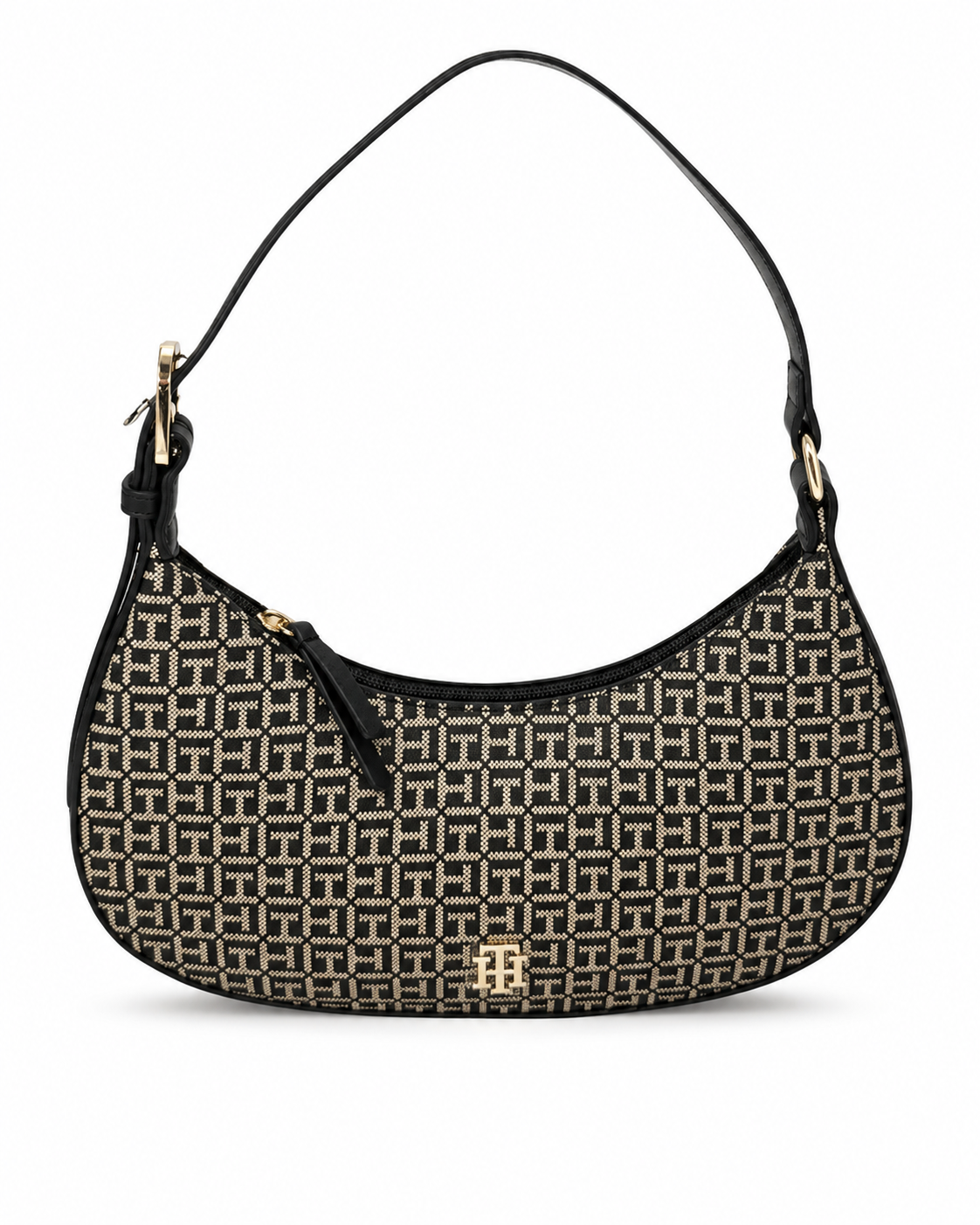 Tommy Hilfiger Women's Sadie Logo Shoulder Bag, Black