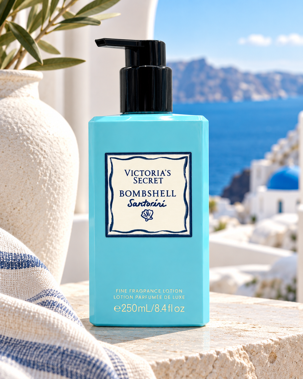 Victoria’s Secret Bombshell Santorini Fine Fragrance Lotion, 8.4 fl oz