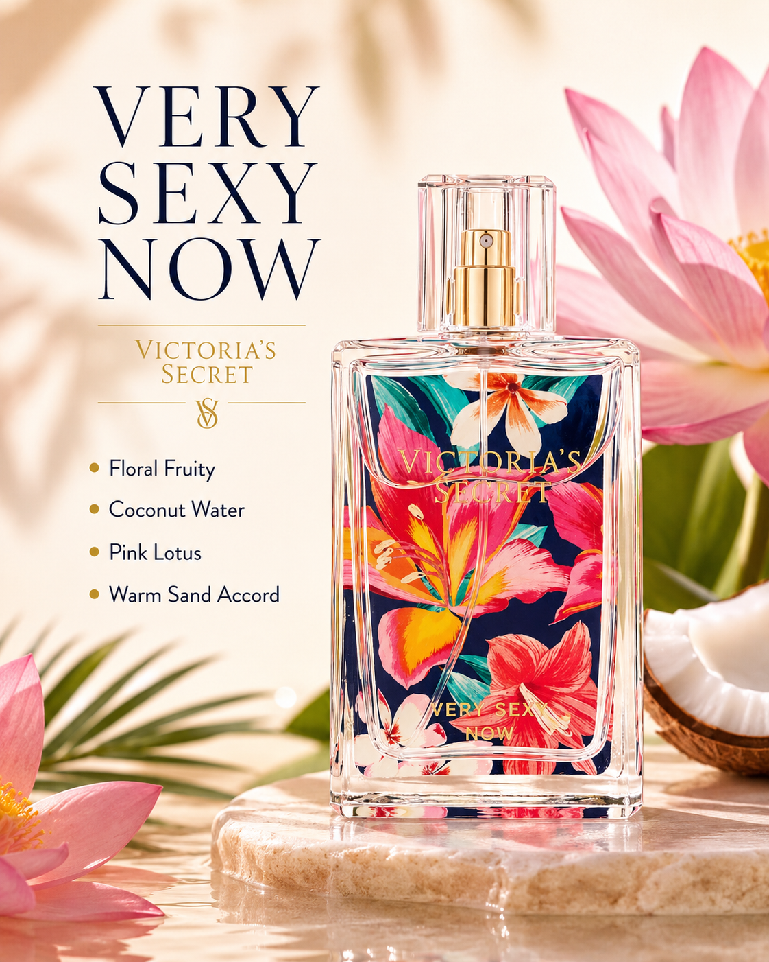Victoria's Secret Very Sexy Now Eau de Parfum Spray, 3.4 oz.