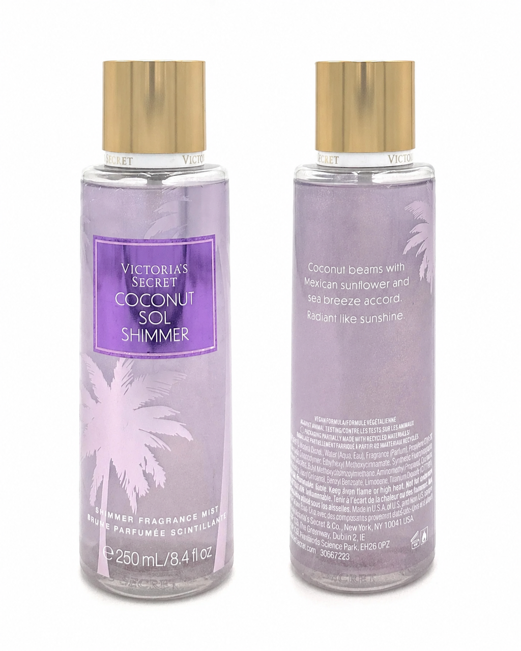 Victoria’s Secret Coconut Sol Shimmer Fragrance Mist 8.4 fl oz