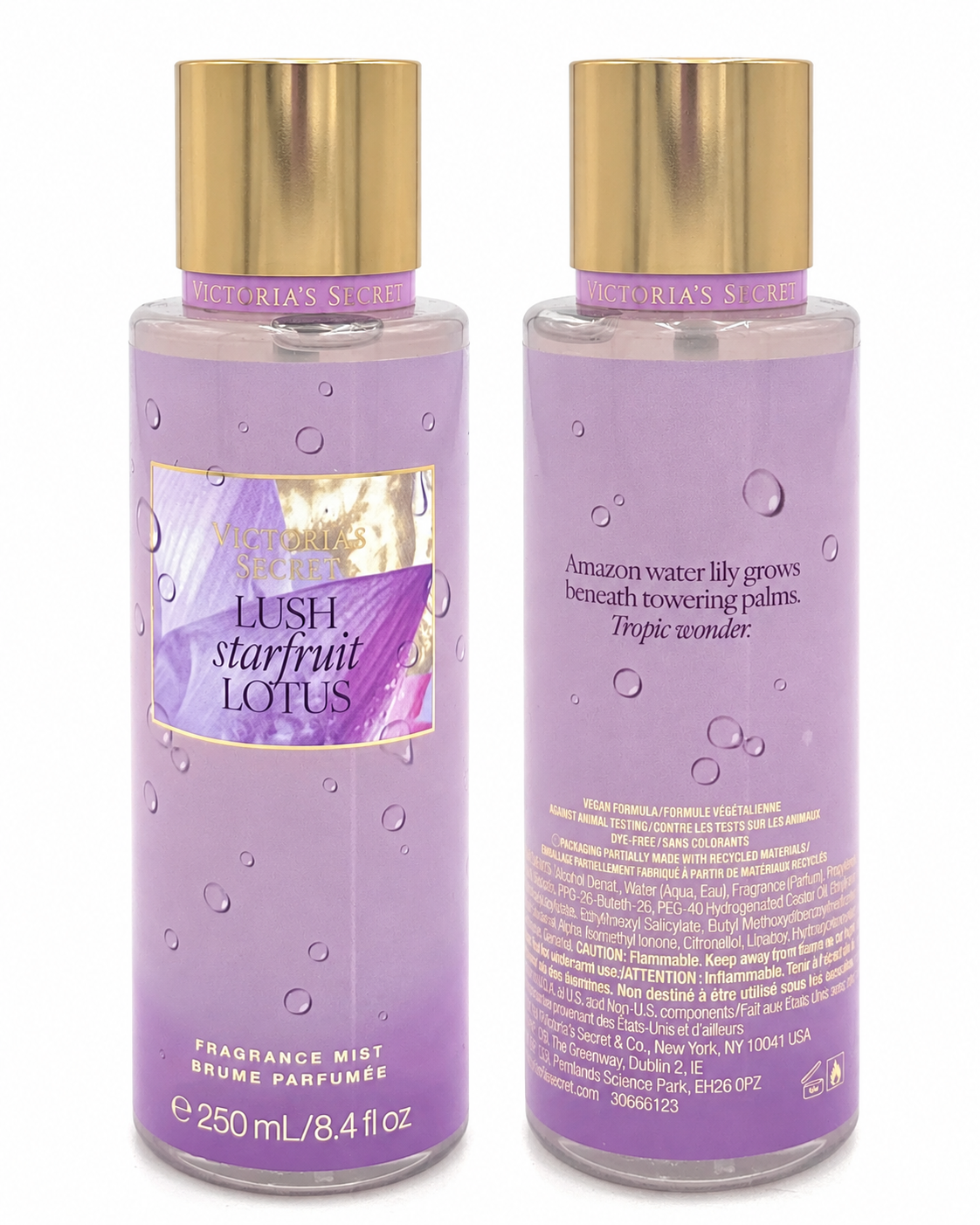 Victoria's Secret Lush Starfruit Lotus Fragrance Mist, 8.4 fl oz