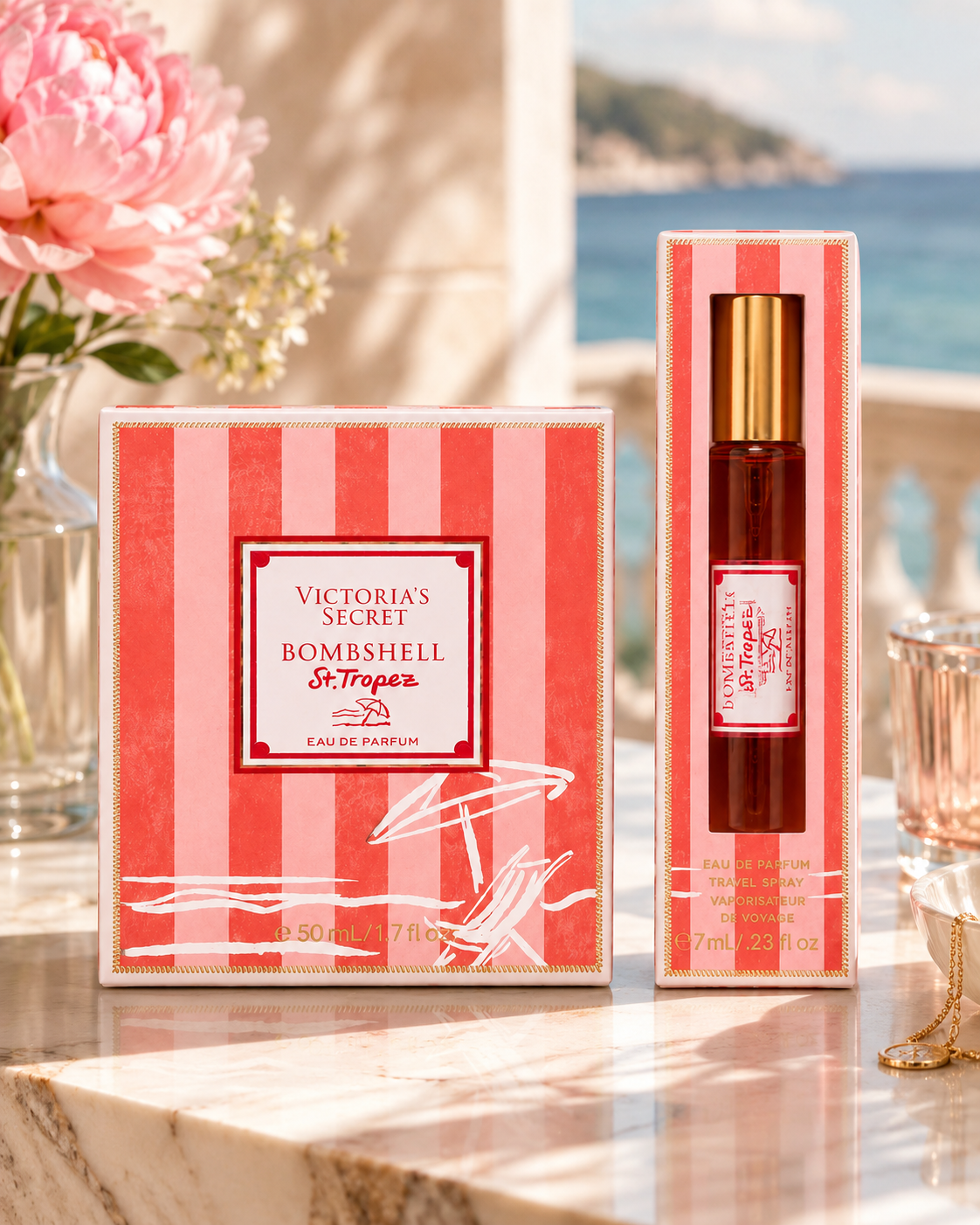 Victoria’s Secret Bombshell St. Tropez Eau de Parfum 2-Piece Set, 1.7 oz + Travel Spray