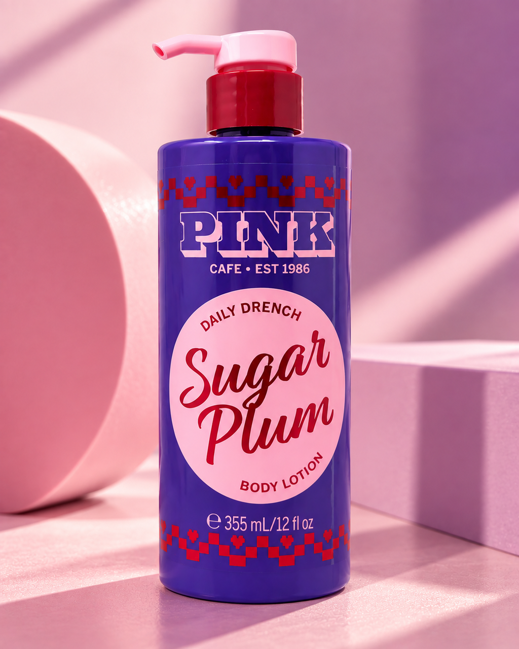 PINK Sugar Plum Daily Drench Body Lotion, 12 fl oz