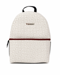 Tommy Hilfiger Women's Chelsea II Logo Backpack, White