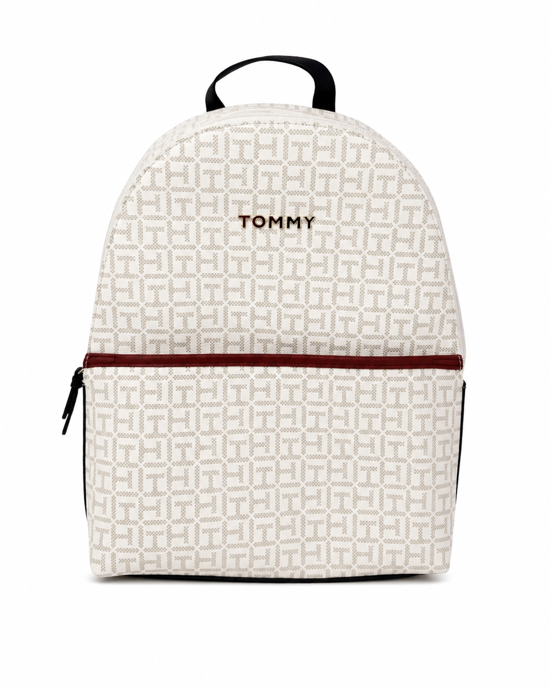Tommy Hilfiger Women's Chelsea II Logo Backpack, White