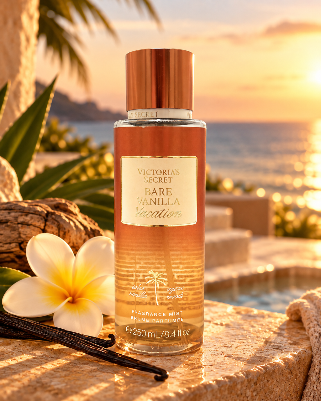 Victoria’s Secret Bare Vanilla Vacation Fragrance Mist 8.4 fl oz