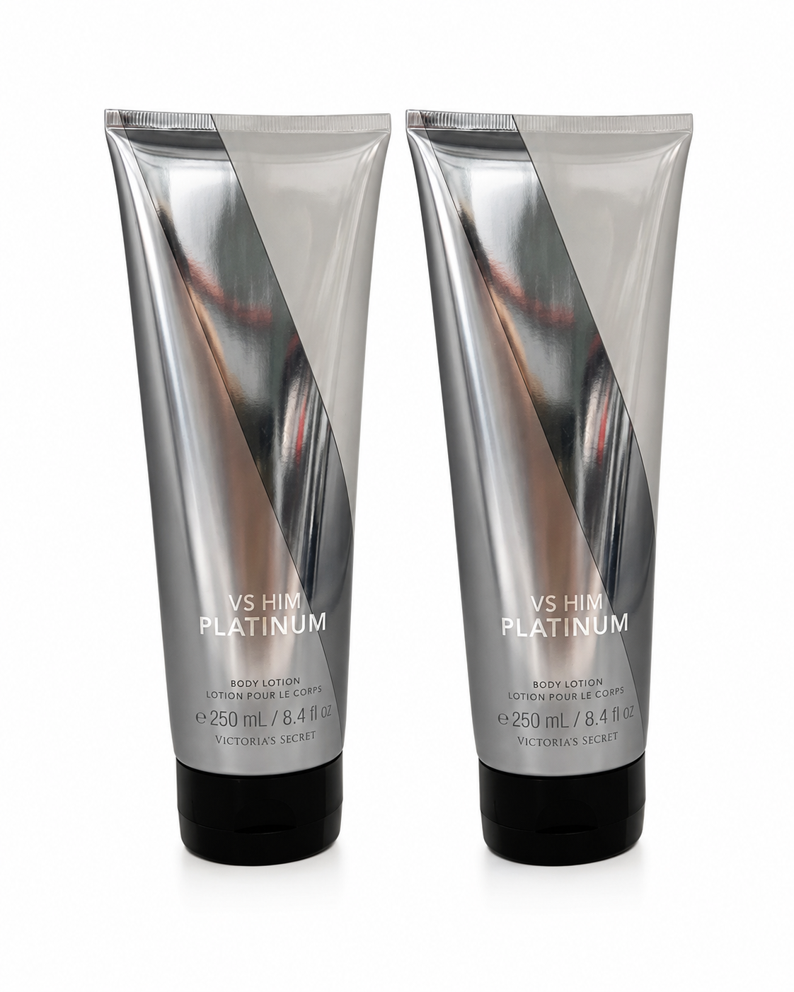 Victoria’s Secret VS HIM Platinum Fine Fragrance Body Lotion, 8.4 fl oz, 2-Pack