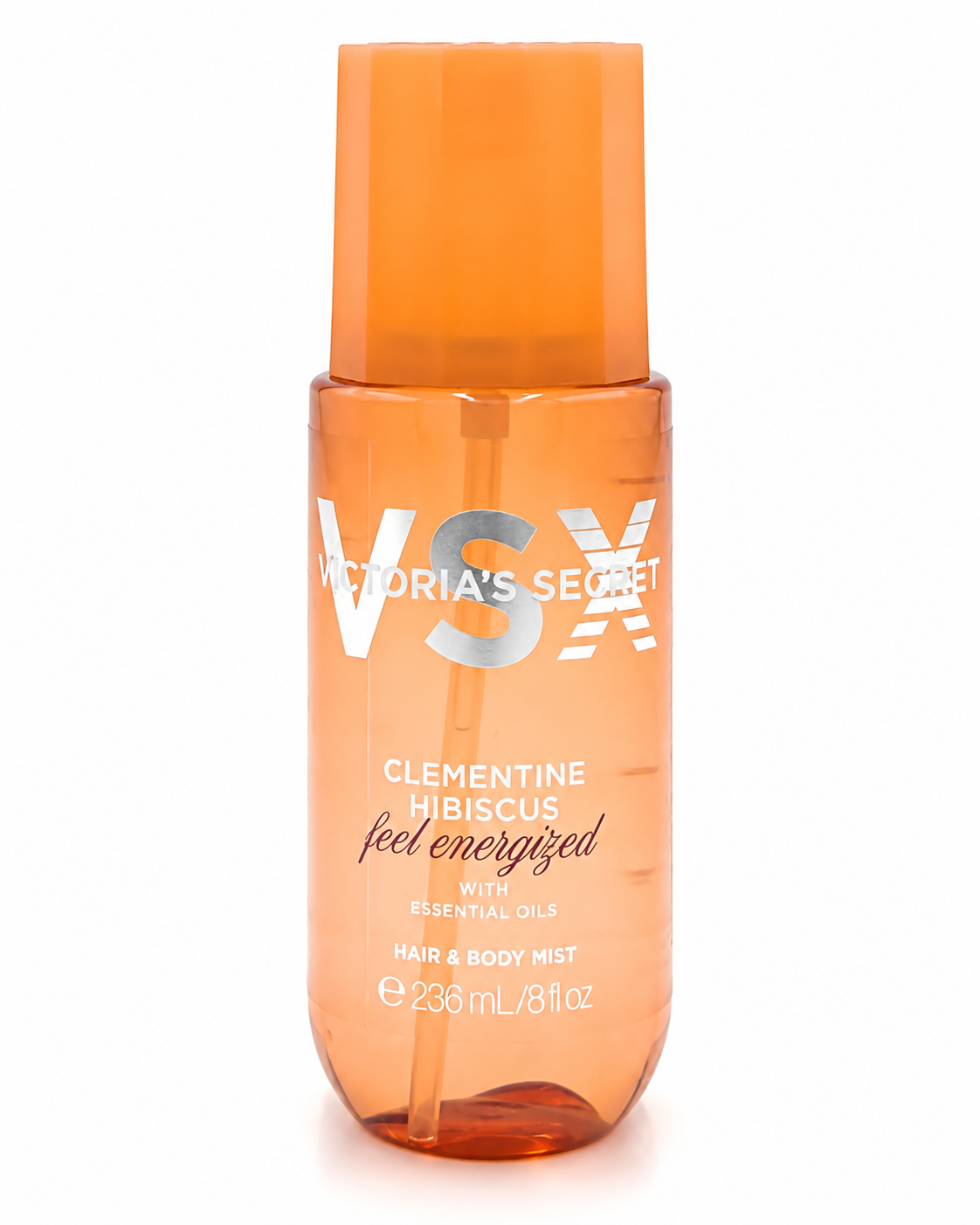 Victoria’s Secret Clementine Hibiscus Feel Energized Hair & Body Mist, 8 fl oz
