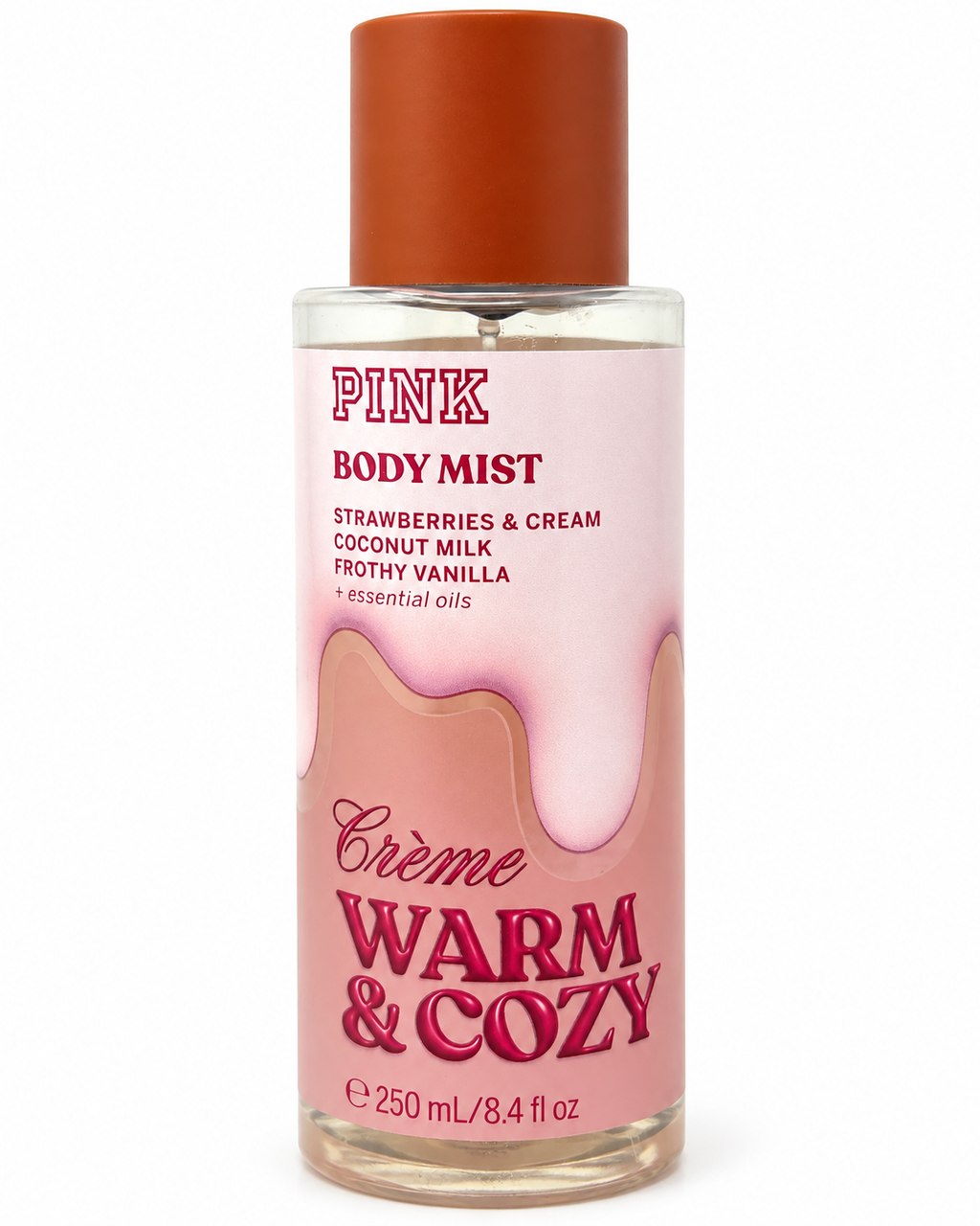 Victoria’s Secret PINK Crème Warm & Cozy Body Mist, 8.4 fl oz / 250 mL